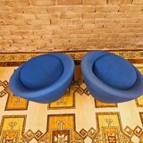 Paire de fauteuils années 70 vintage