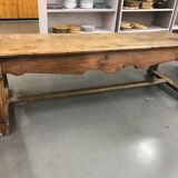 19th oak bench