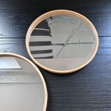 Set de miroirs en bambou