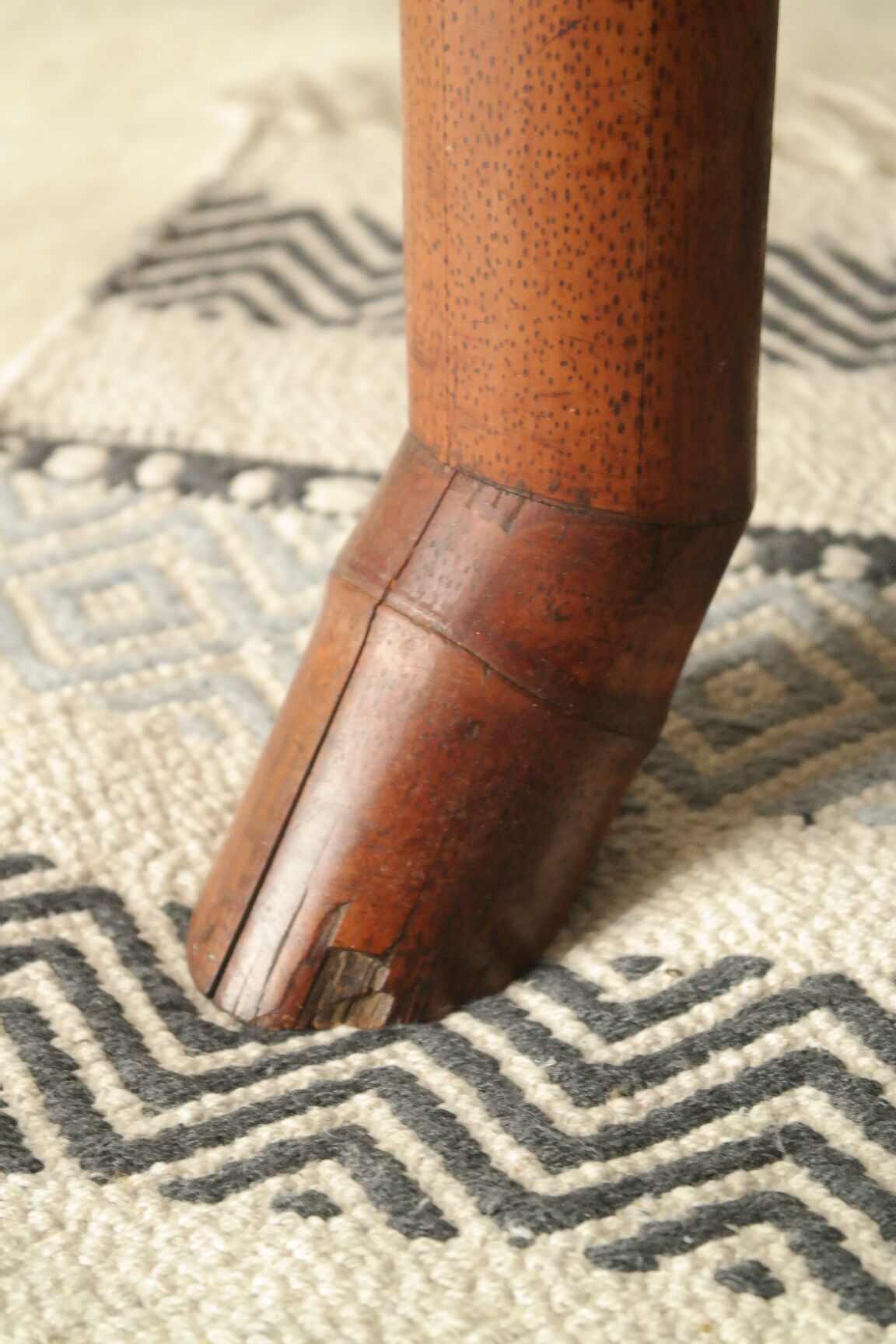 Old colonial style bamboo desk