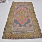 Red & Orange Turkish Vintage Rug sku 2484