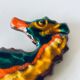 Ceramic wall seahorse