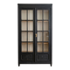 Armoire vitrine ancienne patinée