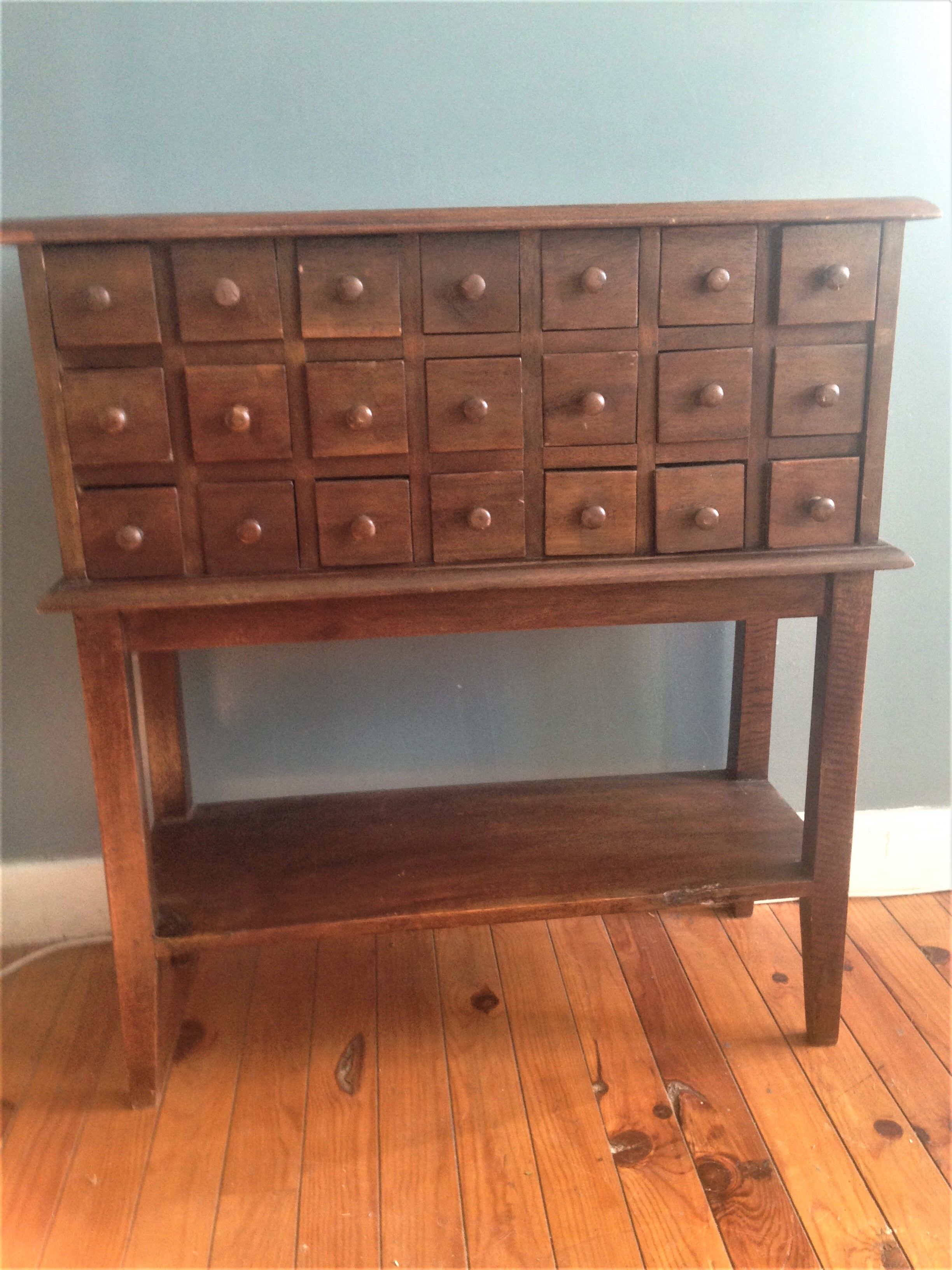 Old apothecary dresser early 20th century