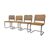 Lot of 4 chairs model Cesca by Marcel Breuer