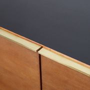 Vintage teak and brass enfilade - 1970s