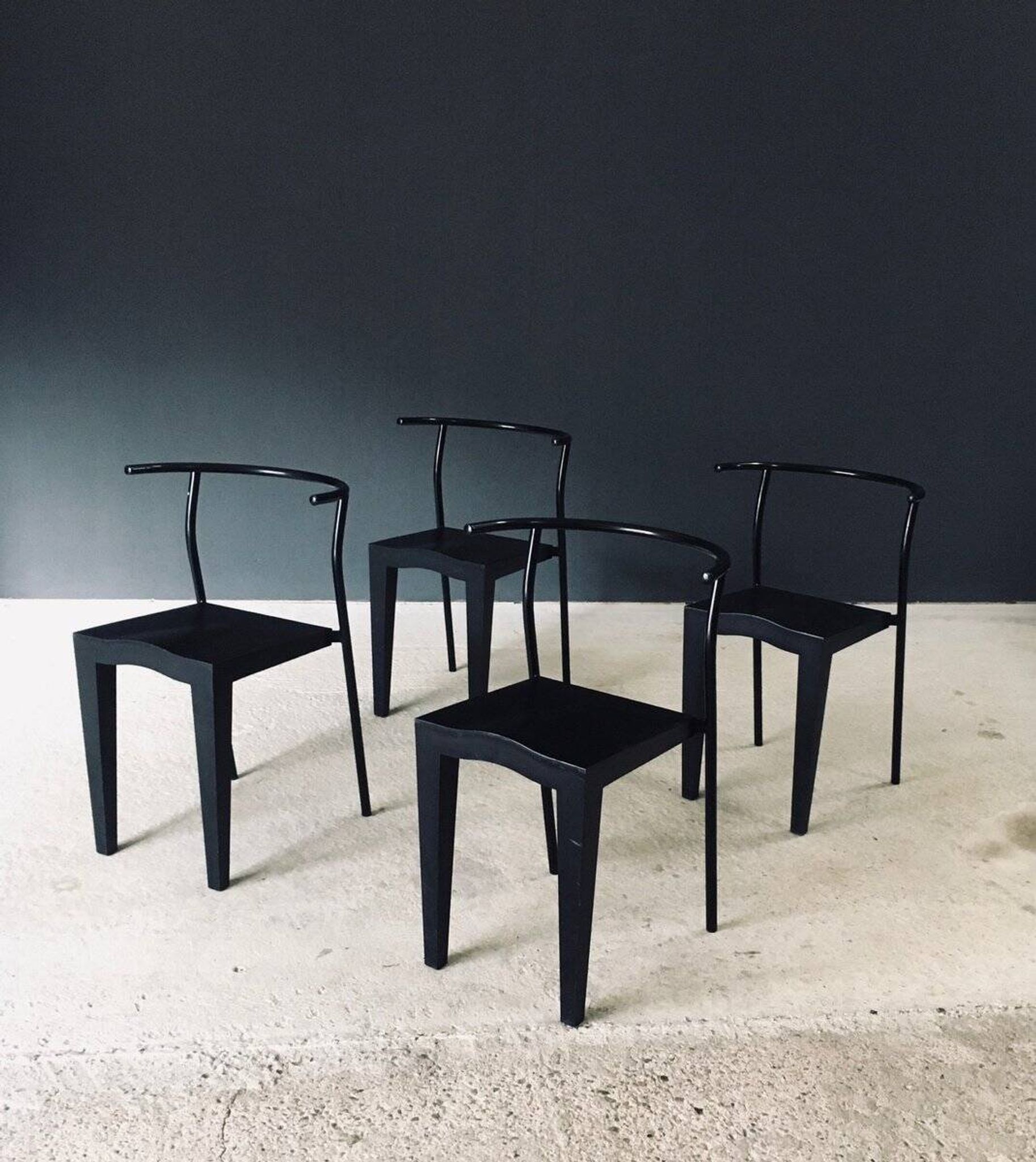 Postmodern Dr. Glob Dining Chairs by Philippe Starck for Kartell, Italy, 1980s, Set of 4
