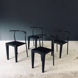 Postmodern Dr. Glob Dining Chairs by Philippe Starck for Kartell, Italy, 1980s, Set of 4