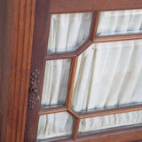 Napoleon III library cabinet or partition cabinet, furniture with beveled display window