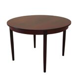 Round rosewood table, Danish design, 1970s, production: Denmark