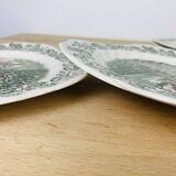 4 dessert plates and cups Merry Christmas Johnson Bros