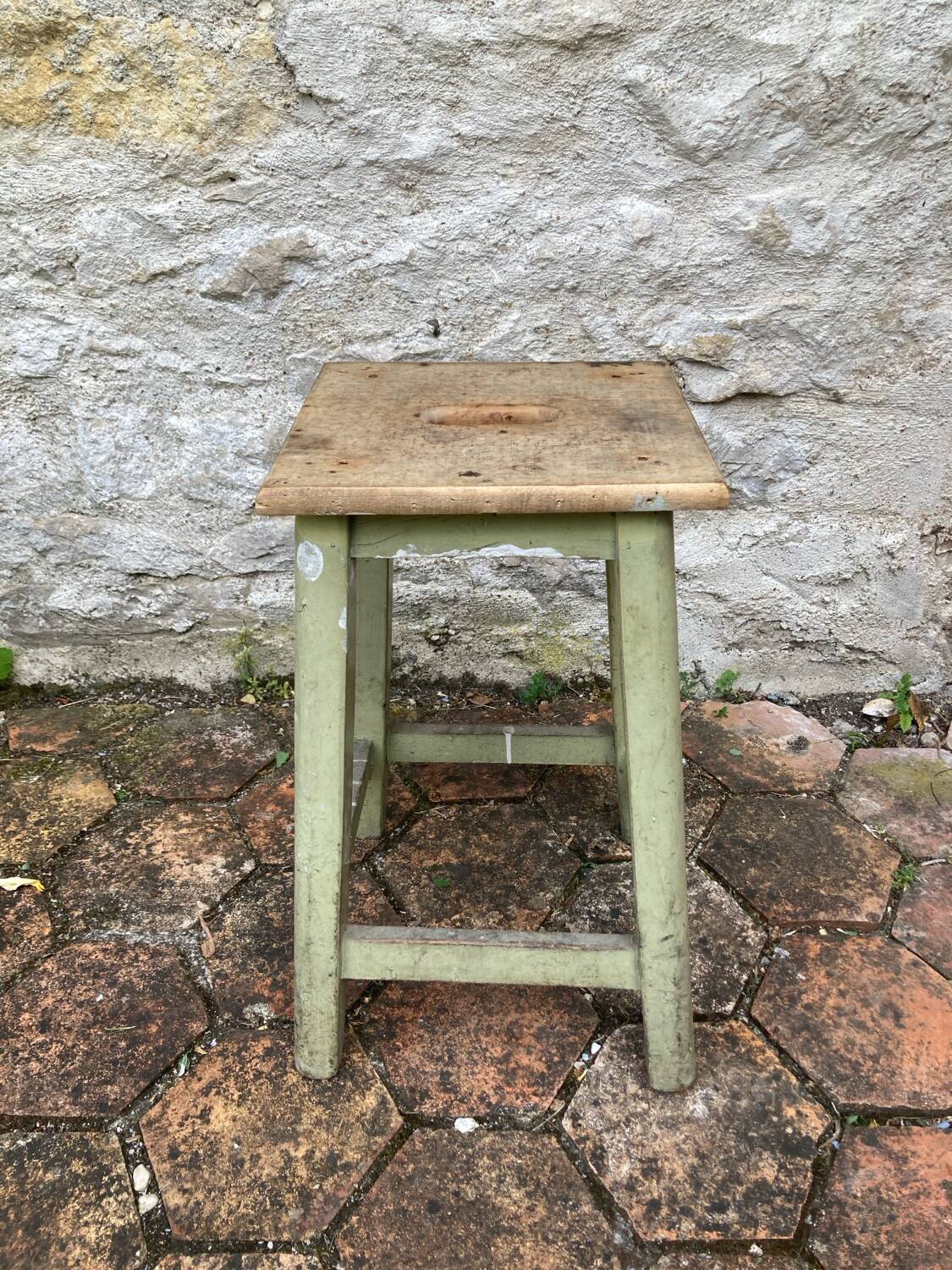 Vintage workshop stool