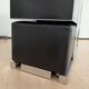 Willy Rizzo Dry Bar, Black Lacquer, Chrome, Leather, Italy circa 1970