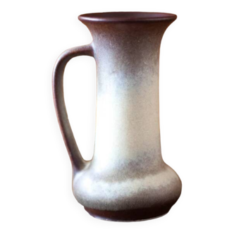 Vase céramique Steuler 715/15, vase avec anse, made in Germany, collection, pot à fleurs