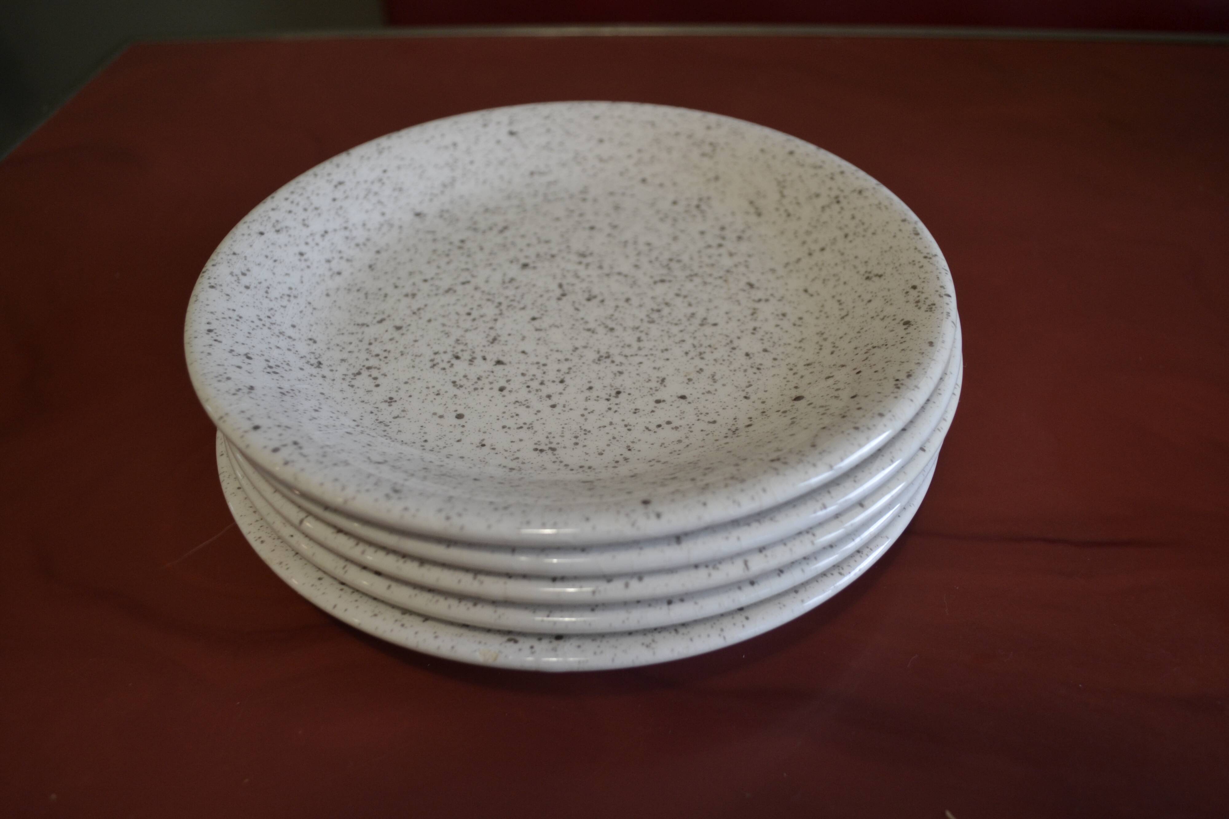 Set of 5 dessert plates Quadrifoglio