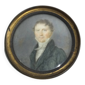 Miniature Portrait d’homme de qualité