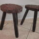 Paire de tabourets anciens