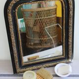 Old wooden mirror