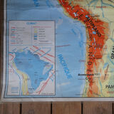 School map poster vintage Brazil Edition MDI