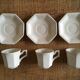 Set of 3 cups Johnson Brothers pearls, Greek Revival English