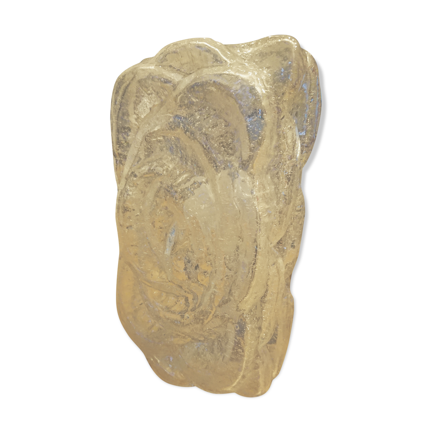 70s 1970s glass ceiling light