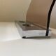 Roche Bobois designer umbrella stand in smoked plexiglass