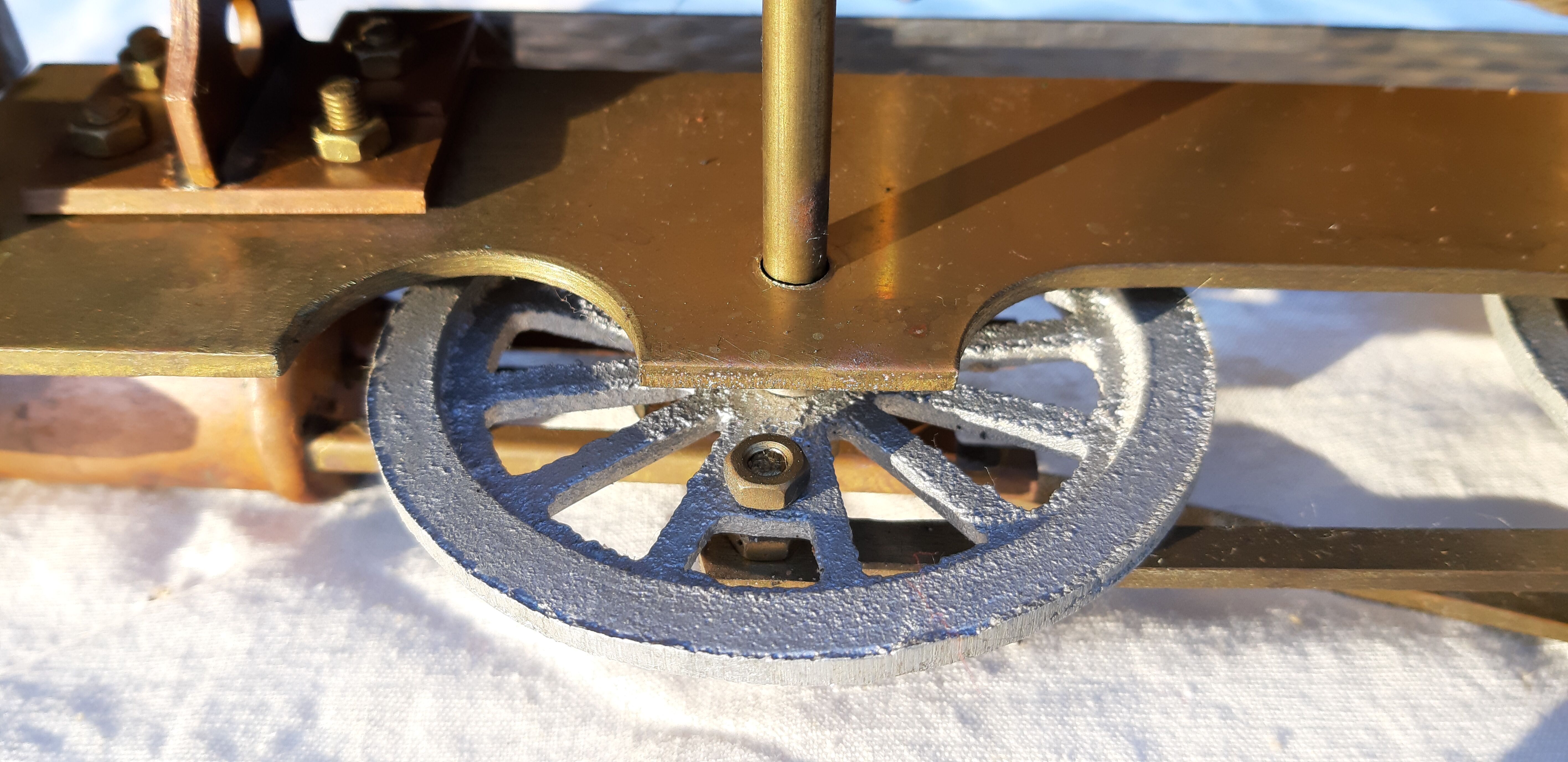 Locomotive copper red