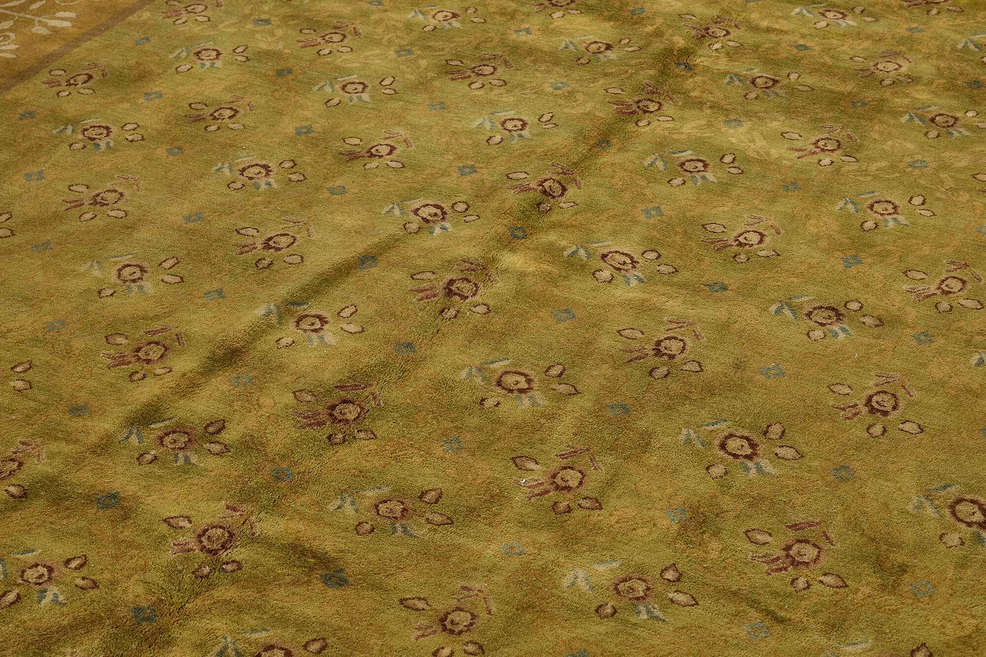 Turkish Handknotted Wool Oushak Rug 295 cm x 407 cm