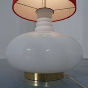 Floor lamp with illuminated glass stand from Doria Leuchten, 1960s.