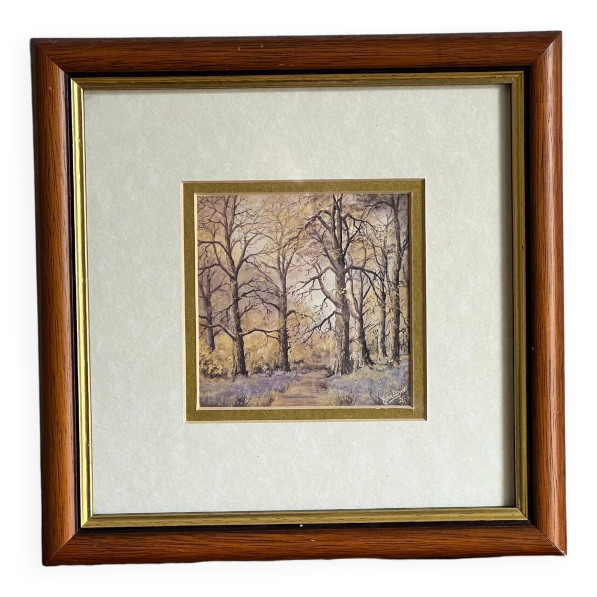 John Straw's numbered painting