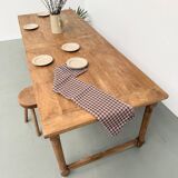 Table de ferme en hêtre XL