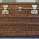early 20th century wicker trunk