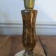Lampe vintage en onyx et laiton