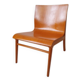 Scandinavian armchair in curved wood