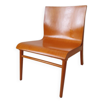 Scandinavian armchair in curved wood