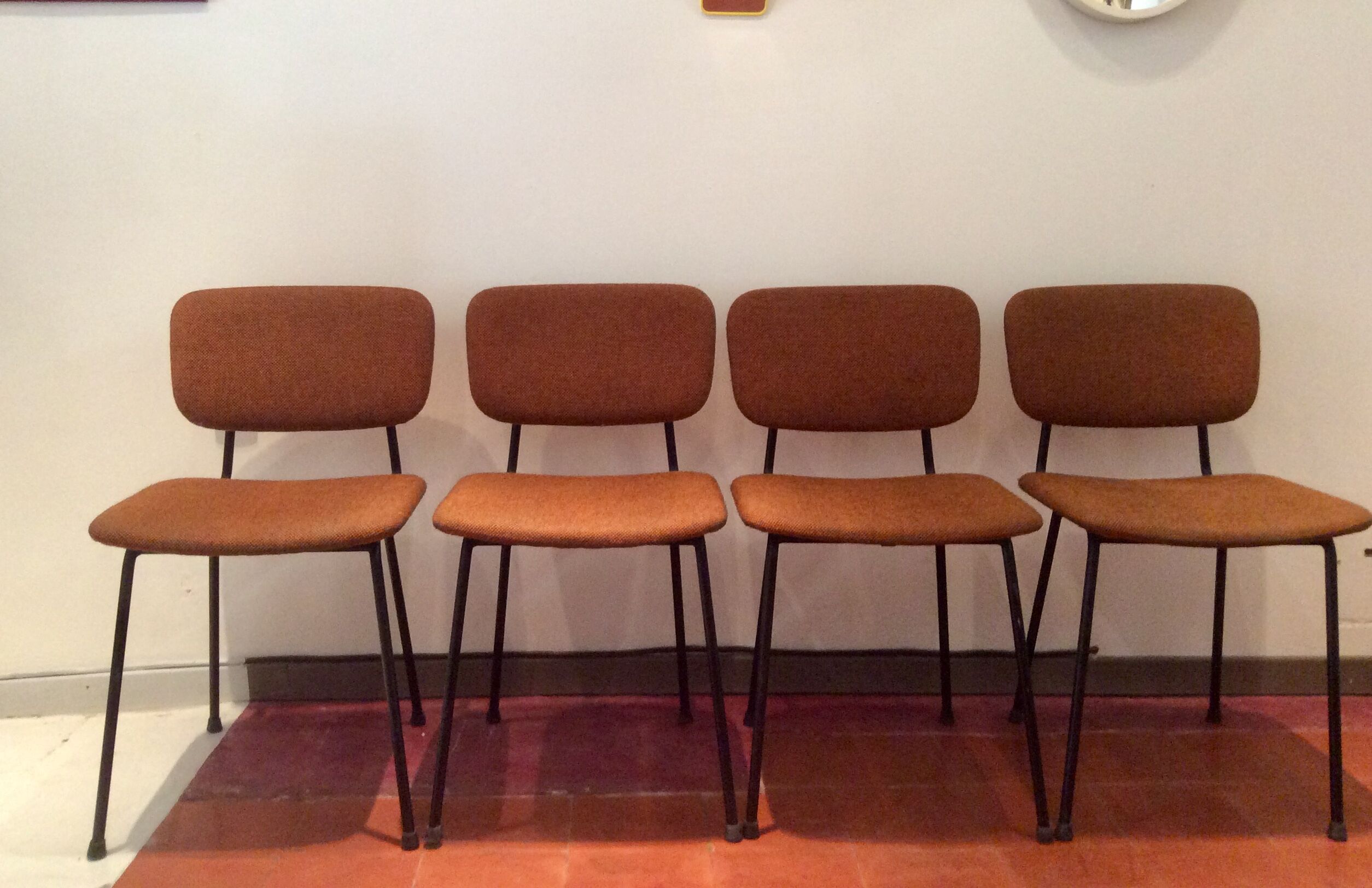 Suite of 4 chairs Carolina Prefacto by Airborne 50s - 60s