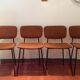 Suite of 4 chairs Carolina Prefacto by Airborne 50s - 60s