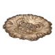 Chiseled and Embossed Cast Bronze Centerpiece / Bowl, Italy