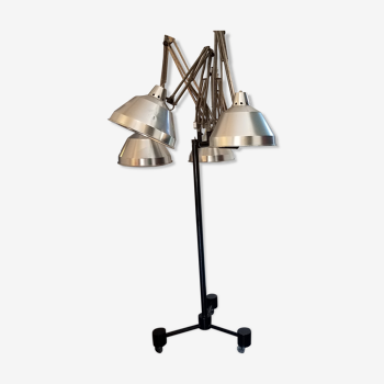 Industrial lamp 4 arms 60s