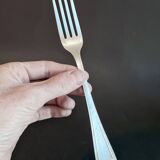 ALFENIDE "CHRISTOFLE" silver-plated cutlery set, TOSCA model. - Ref 09.