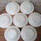 7 old deep plates in Salins earthenware model Nénuphar 24.5cm