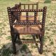 Pair of mulched corner chairs 1930