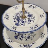 Porcelain cake display Sarreguemines Lancaster model