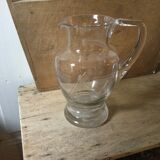Old glass pitcher
