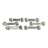 6 Baccarat knife holders