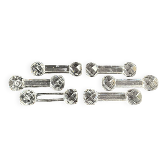 6 Baccarat knife holders