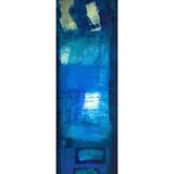Tableau Bleu Abstrait