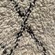 Long tapis berbere couloir beni ourain en laine 110x310 cm