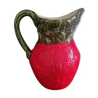 Pitcher carafe strawberry slurry