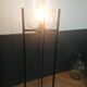 Glass globe lamppost